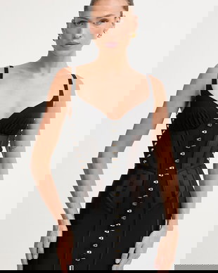 Elisabetta Franchi rochie cu corset