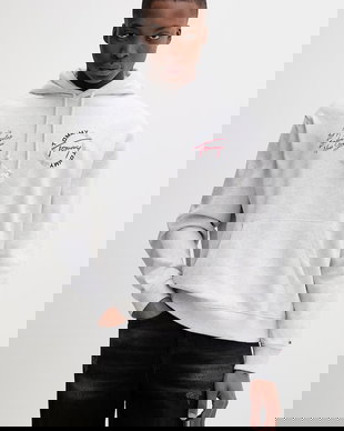 Tommy Jeans hanorac cu glugă pentru bărbați, din bumbac