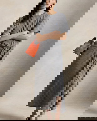 Polo Ralph Lauren rochie din lyocell LYOCELL-KNT-DRESSES