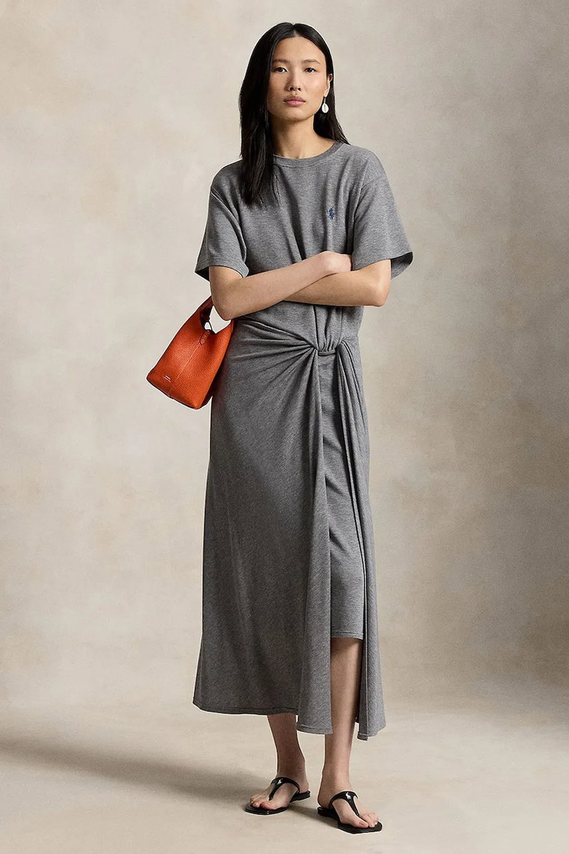 Polo Ralph Lauren rochie din lyocell LYOCELL-KNT-DRESSES