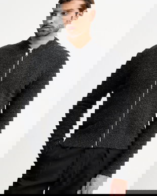 Sisley cardigan din amestec de lână