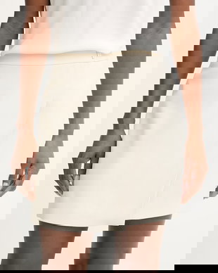 BOSS fustă cu vâscoză Vandera