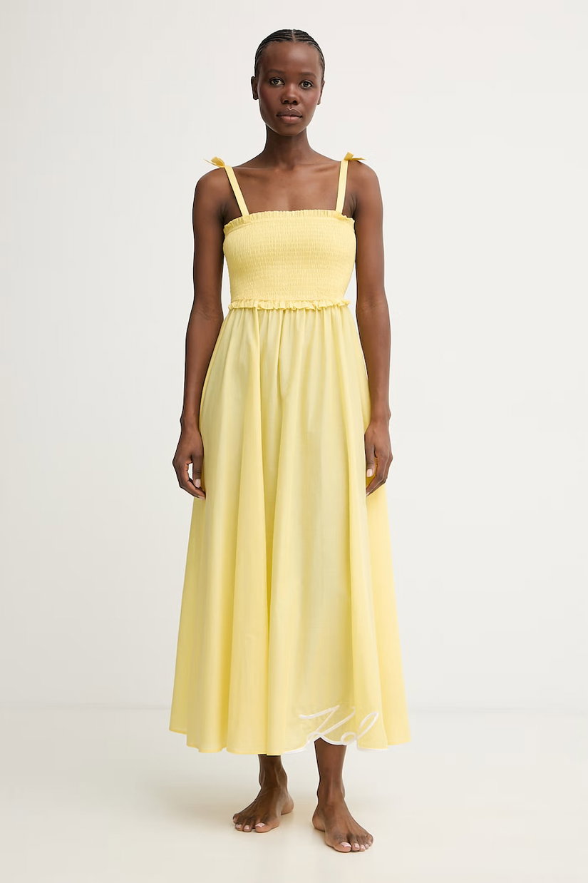 Karl Lagerfeld rochie de vară din bumbac