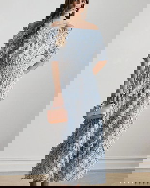 Lauren Ralph Lauren rochie spaniolă din bumbac