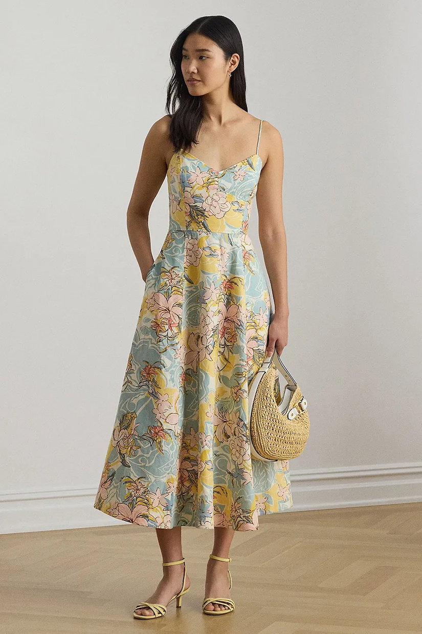 Lauren Ralph Lauren rochie empire din in