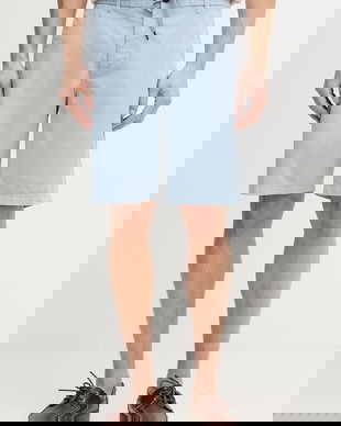 BOSS Orange pantaloni scurți chinos pentru bărbați, din bumbac cu elastan