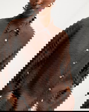 Answear.LAB camasa din amestec de matase