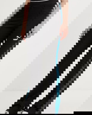 Puma pantaloni de trening de damă din bumbac cu elastan T7 Classics Play Paris Flared