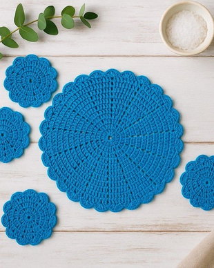 Set coastere crosetate