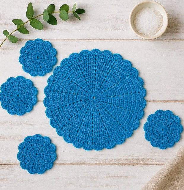 Set coastere crosetate