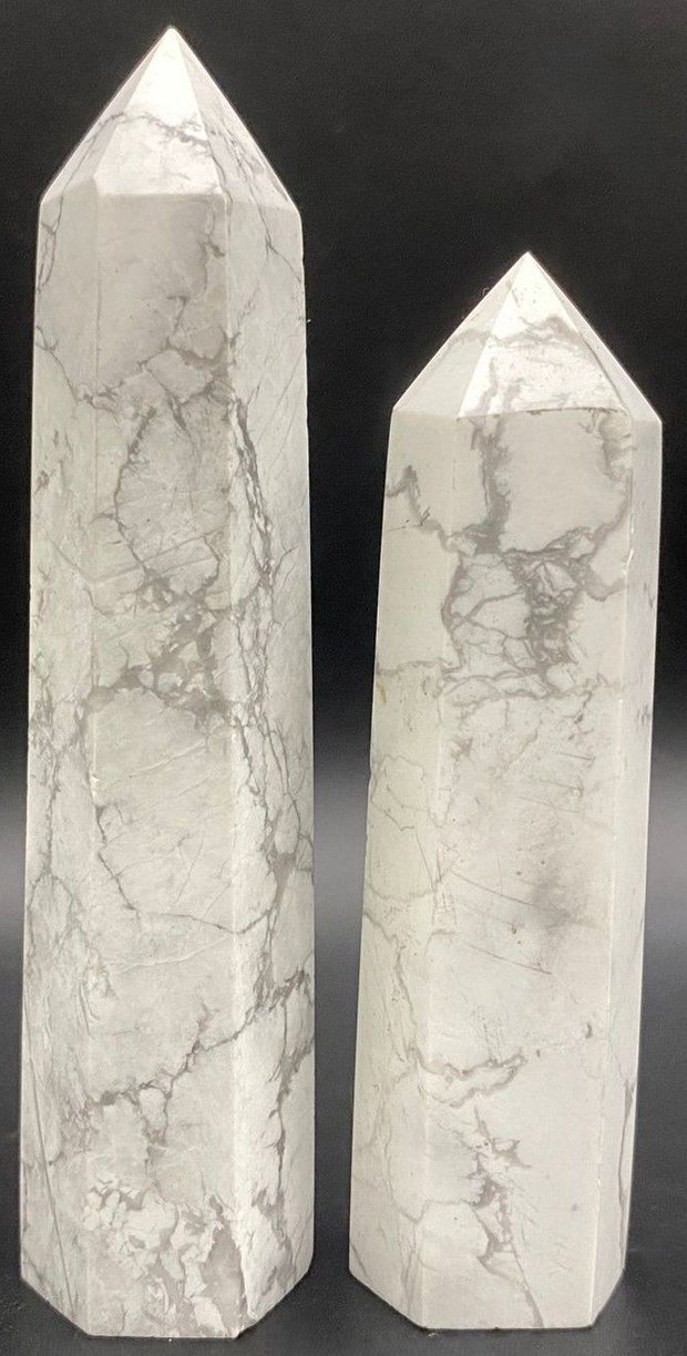 Howlit - Set Obelisc piatra semipretioasa