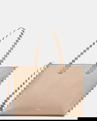 Morgan geantă shopper pentru femei, cu imitație de piele întoarsă