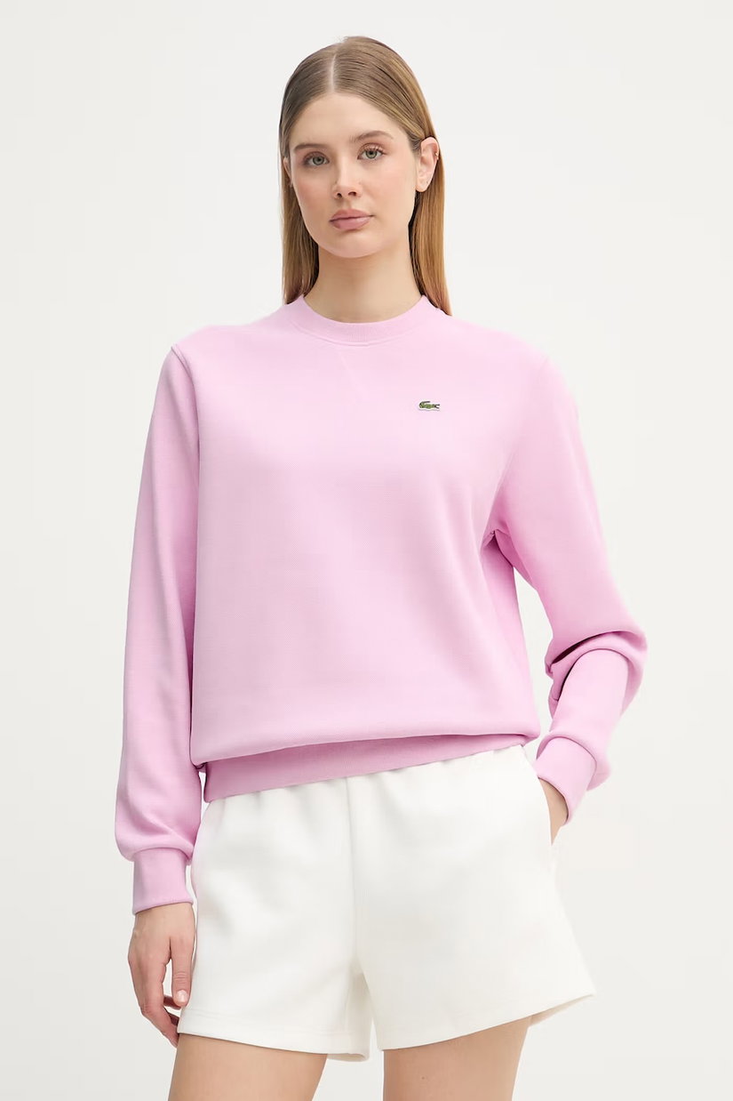 Lacoste hanorac pentru femei cu bumbac