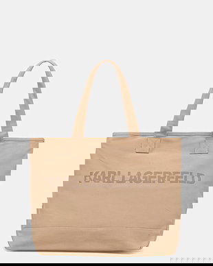 Karl Lagerfeld tote bag pentru femei, din bumbac K/ESSENTIAL