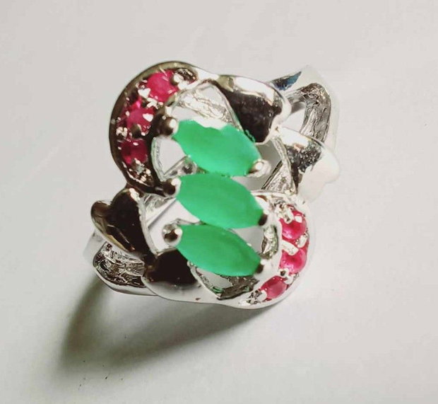 Rubin - Calcedonie verde