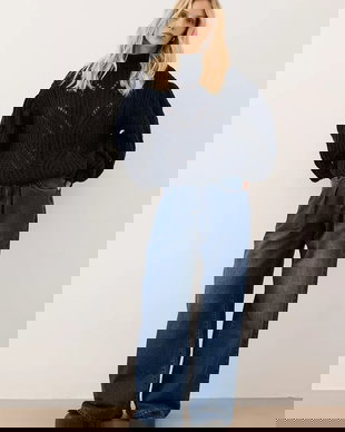 BIZUU blugi wide leg pentru femei LEYLA