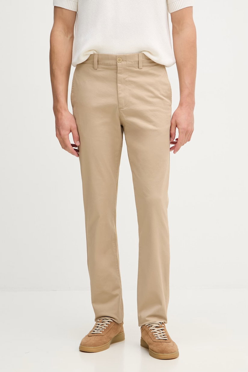 Lacoste pantaloni regular pentru bărbați, din bumbac cu elastan