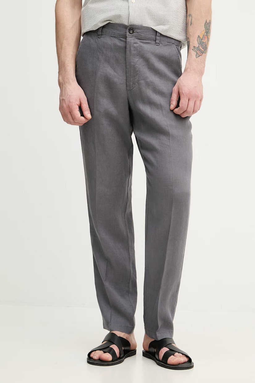 United Colors of Benetton pantaloni bărbătești din in