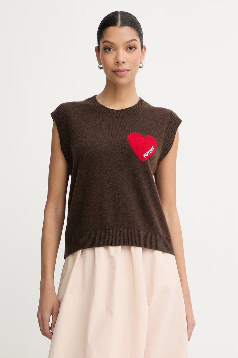 From Future vestă de damă din cașmir