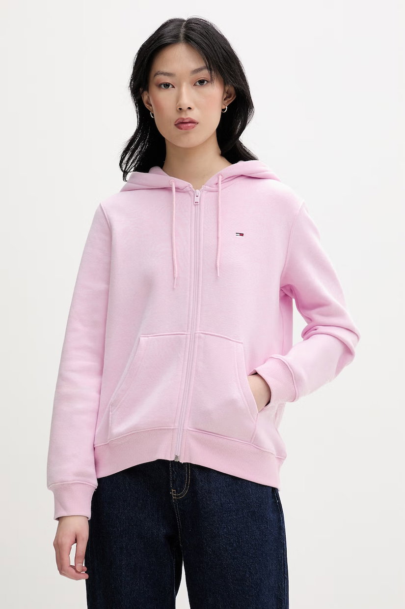 Tommy Jeans hanorac cu fermoar de damă