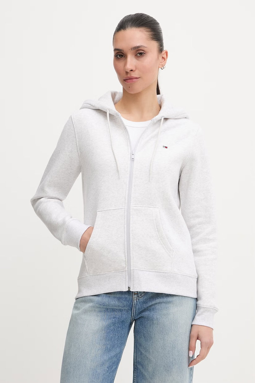 Tommy Jeans hanorac cu fermoar de femei