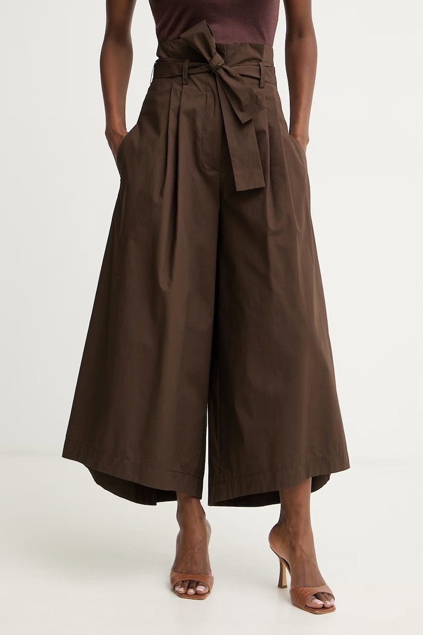 Simona Corsellini pantaloni pentru femei, din bumbac