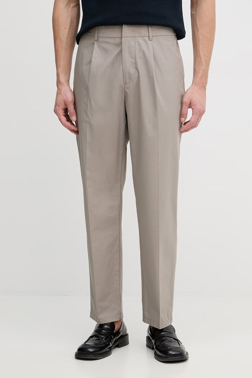 Emporio Armani pantaloni chinos pentru bărbați, din bumbac