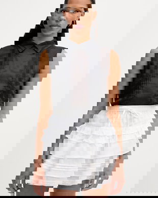 Isabelle Blanche top pentru femei, din in