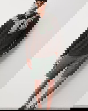 Medicine pantaloni scurți chinos pentru bărbați, din in