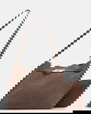 Answear.LAB geantă pentru femei, din piele întoarsă