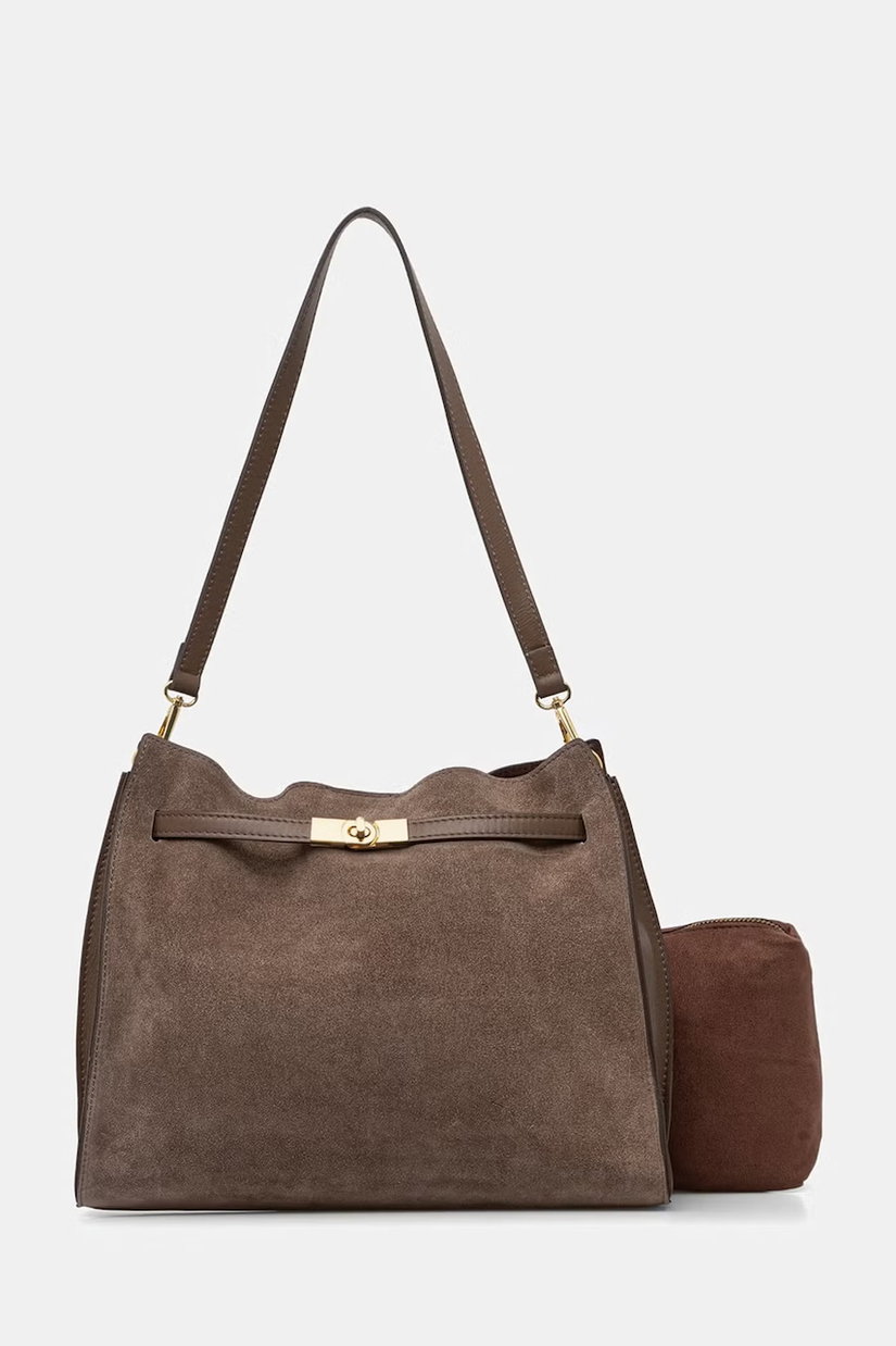 Answear.LAB geantă pentru femei, din piele întoarsă