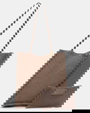 Answear.LAB geantă pentru femei, din piele întoarsă