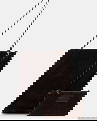 Answear.LAB geantă pentru femei, din piele întoarsă