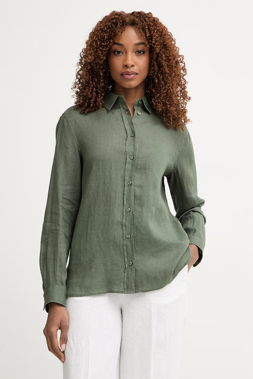 United Colors of Benetton cămașă pentru femei, din in