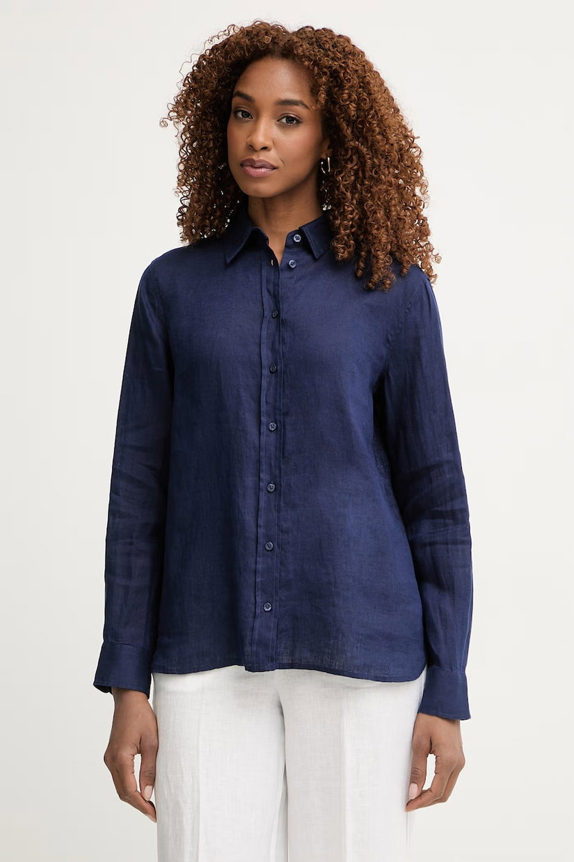 United Colors of Benetton cămașă pentru femei, din in