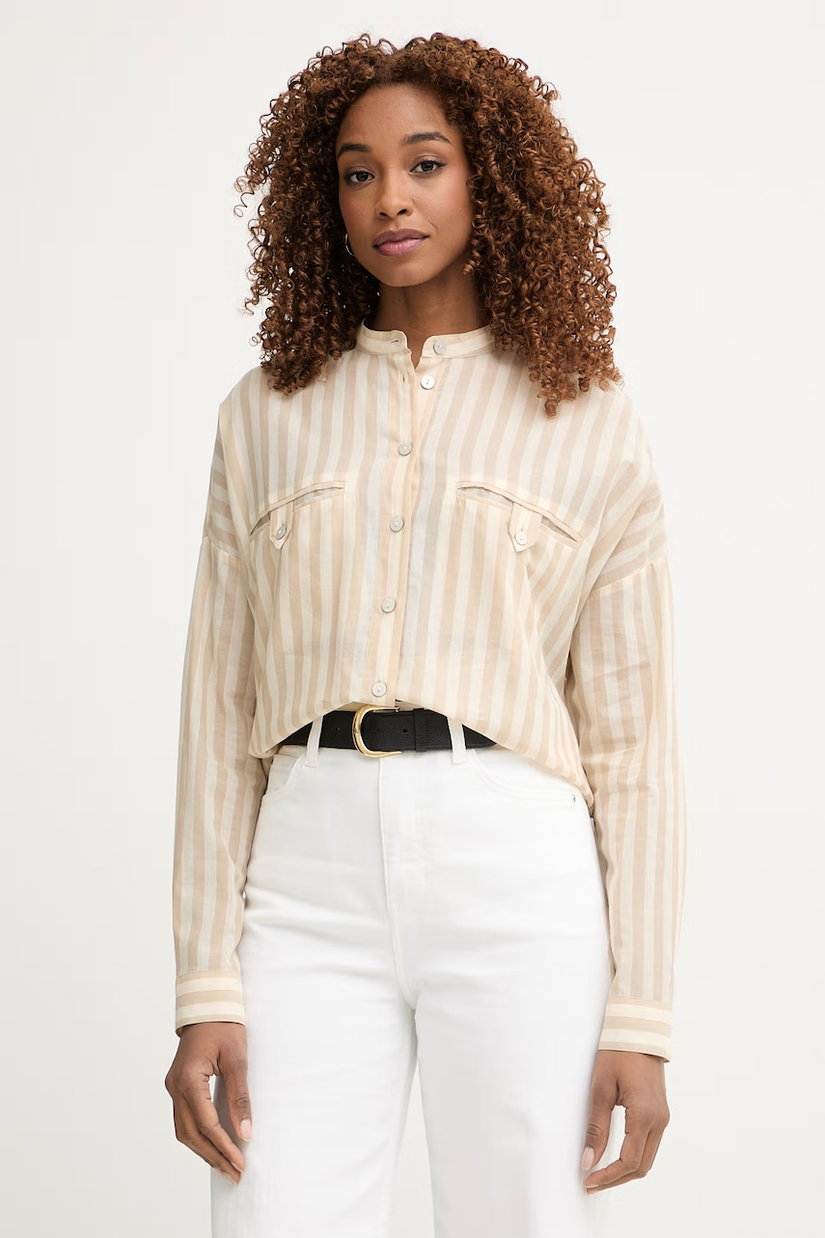 United Colors of Benetton cămașă pentru femei, din bumbac