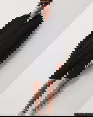 Medicine cămașă pentru bărbați, din in