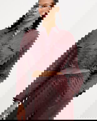 Isabelle Blanche cămașă pentru femei, din bumbac