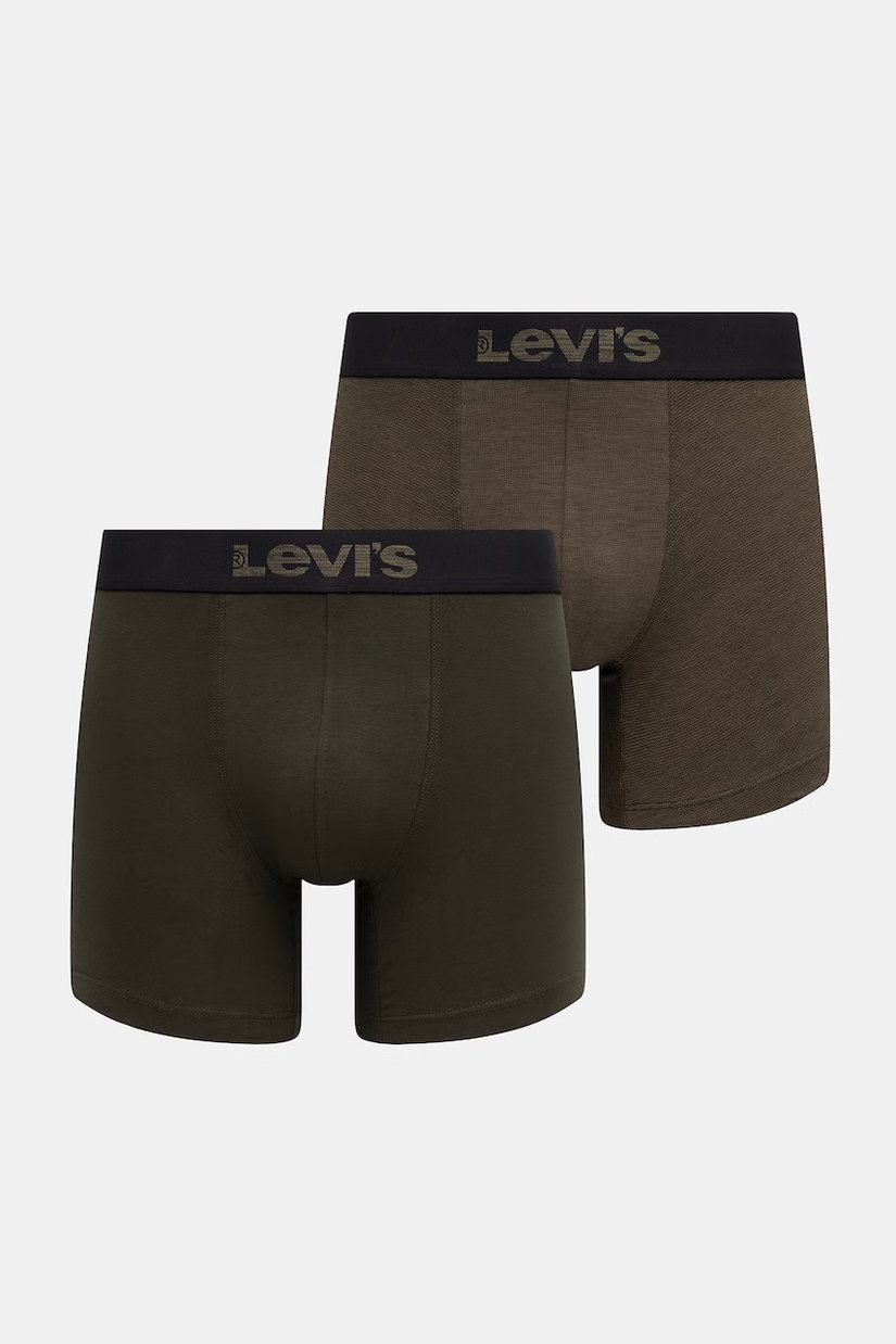 Levi's boxeri pentru bărbați, din bumbac cu elastan, pachet de 2