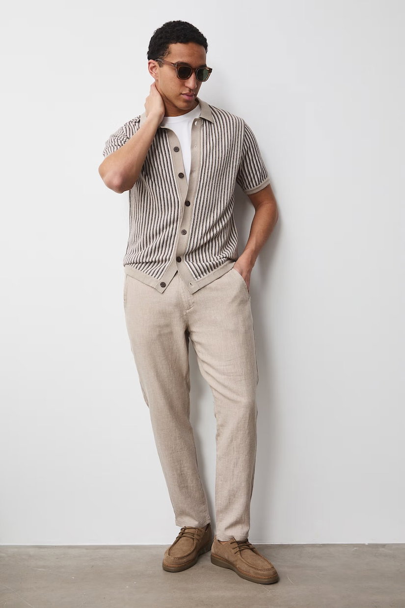 Medicine pantaloni chinos pentru bărbați, cu in