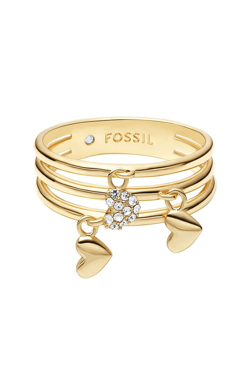 Fossil inel pentru femei, cu cristal Sutton