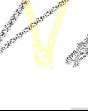 Fossil colier pentru femei, din oțel chirurgical cu cristal Carlie