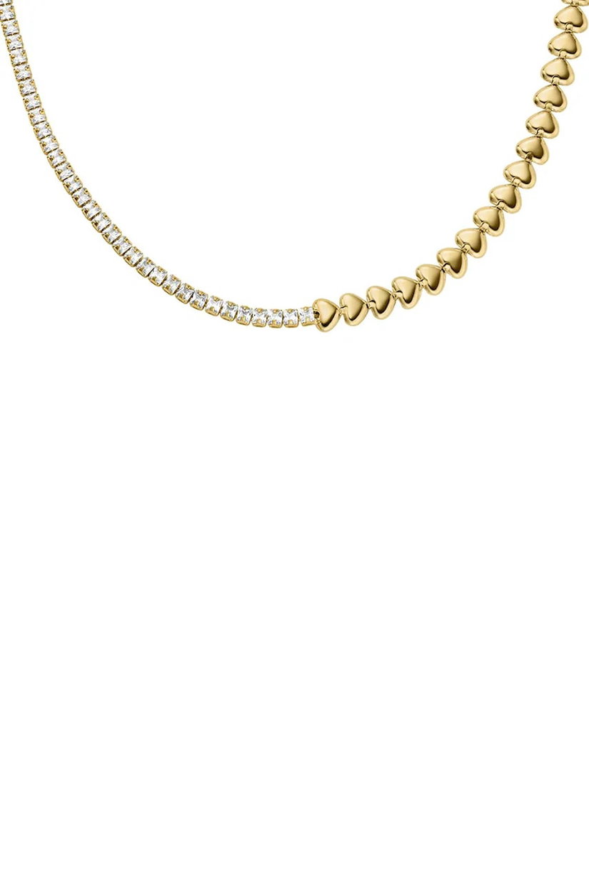 Fossil colier pentru femei, cu cristal Sutton