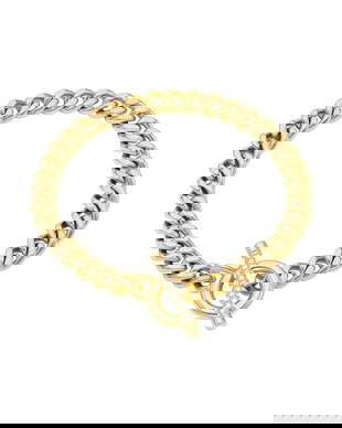 Fossil brățară pentru femei, din oțel chirurgical cu cristal Carlie