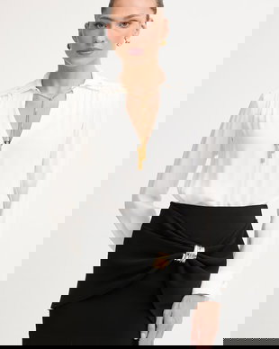 Elisabetta Franchi bluză pentru femei, cu vâscoză