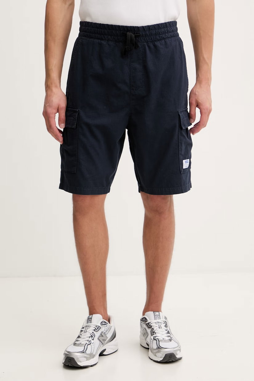 HUGO Blue pantaloni scuți cargo pentru bărbați, din bumbac Giulio262D