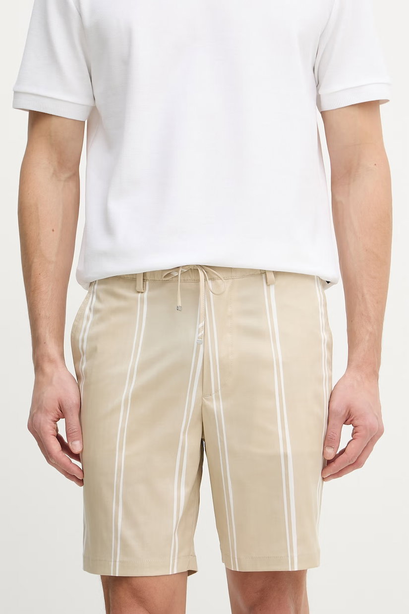 BOSS pantaloni scurți pentru bărbați, din bumbac cu elastan Kane1