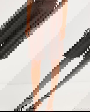 Liu Jo bermude pentru femei, cu amestec de in