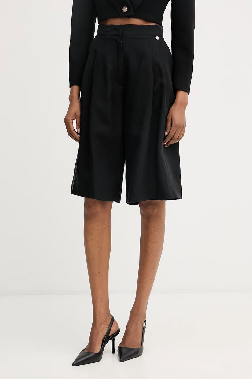 Liu Jo bermude pentru femei, cu amestec de in