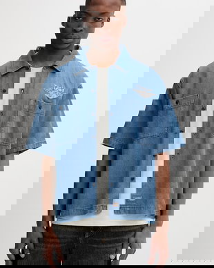 Dickies cămașă pentru bărbați, din denim